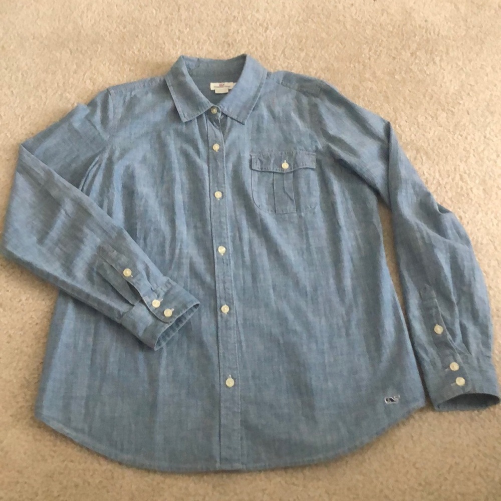 Vineyard Vines long sleeve Chambray Shirt